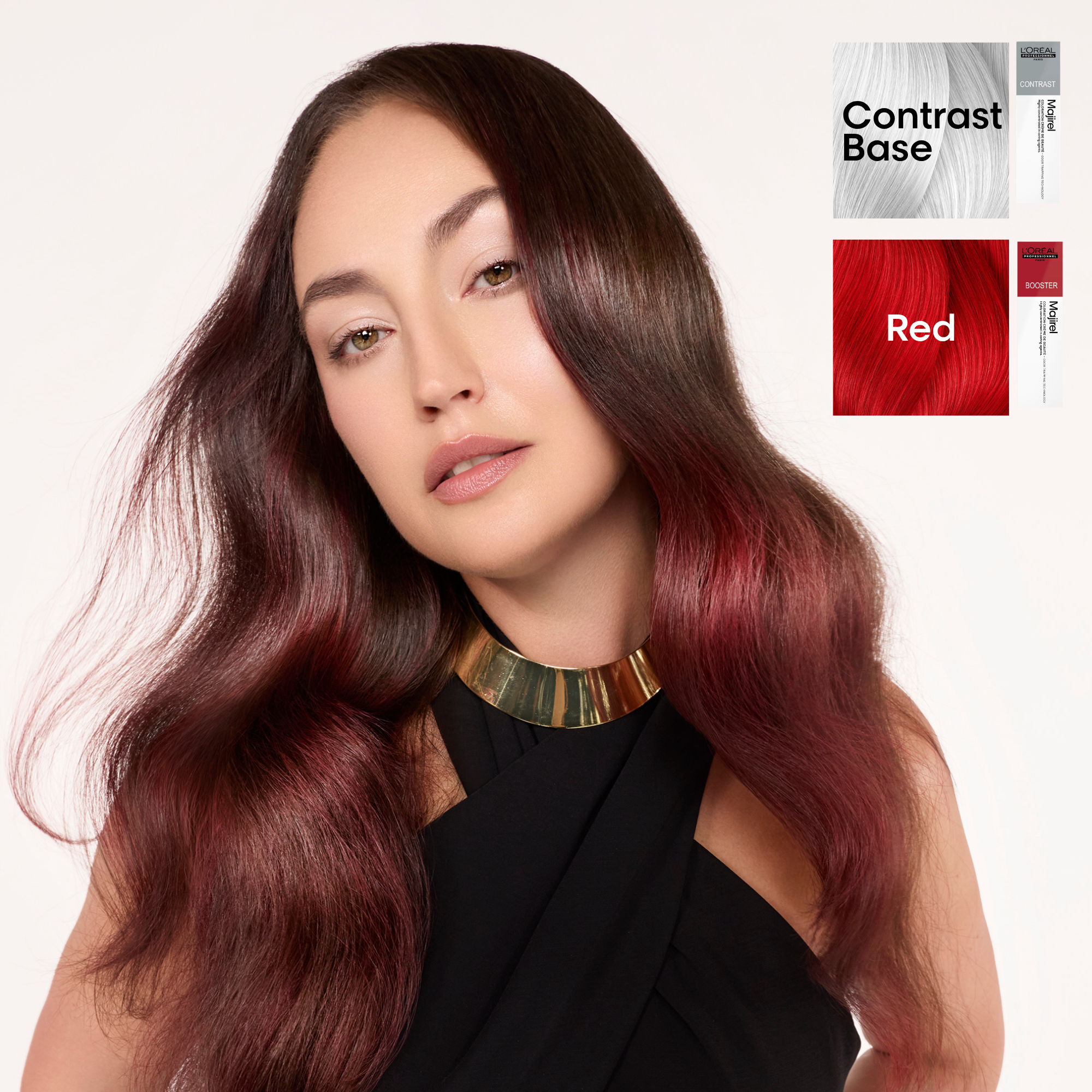 Rich, red vibrancy look